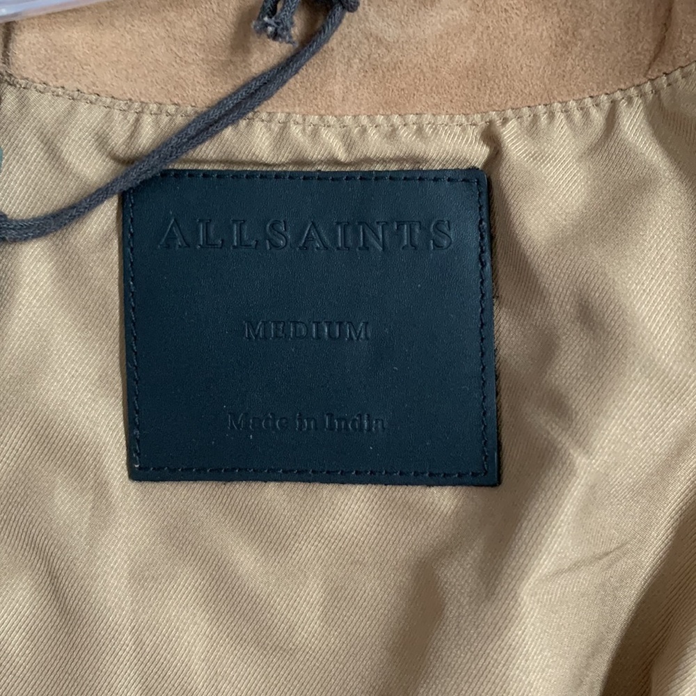 Allsains Luna Suede Biker Jacket - Picture 6 of 12
